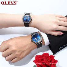 Couple Gift WristWatch Water Resistant Power Reserve Quartz Watch For Lover Wholesale Fashion A Pair Female Watch